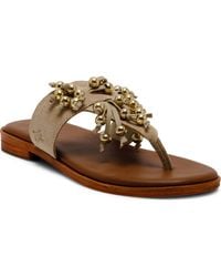 Free People - Sadie Fringe Flip Flop - Lyst