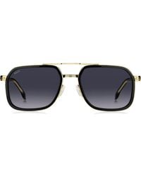 BOSS - 55Mm Rectangular Sunglasses - Lyst