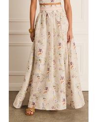 Aqua Blu Australia - Moonflower Zandra Maxi Skirt - Lyst