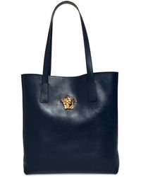 Versace - Medusa Leather Tote Bag - Lyst