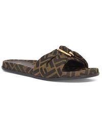 Fendi - Feel Knotted Slide Sandal - Lyst