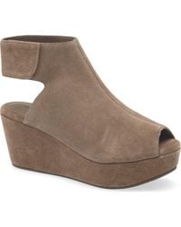 Chocolat Blu - Cutout Wedge Sandal - Lyst