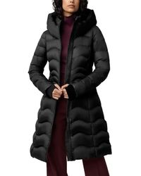 SOIA & KYO - Lita Water Repellent 700 Fill Power Down Hooded Puffer Jacket - Lyst