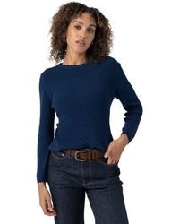 Saint + Sofia - Honeycomb Rib Sweater - Lyst