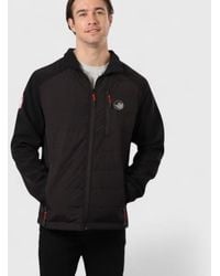 canada weather gear - Hybrid Softshell Puffer Jacket - Lyst