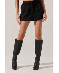 Astr - Jude Faux Suede Shorts - Lyst