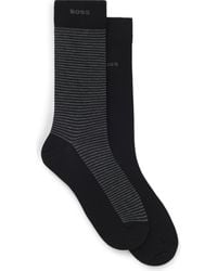 BOSS - Assorted 2-Pack Dress Socks - Lyst