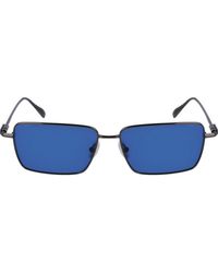 Ferragamo - Gancini Evolution 57Mm Rectangular Sunglasses - Lyst