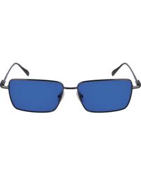 Ferragamo - Gancini Evolution 57Mm Rectangular Sunglasses - Lyst