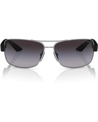 Prada - 65mm Oversize Gradient Pillow Sunglasses - Lyst