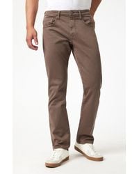 Mavi - Matt Relaxed Straight Leg Twill Pants - Lyst
