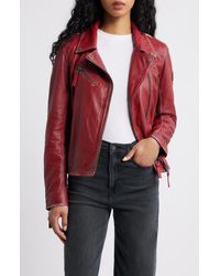 Mauritius - Christy Leather Moto Jacket - Lyst