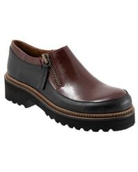 BUENO - Amelia Zip-Up Loafer - Lyst