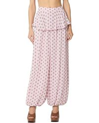 AFRM - Graciela Crocus Scarf Print Balloon Pants - Lyst