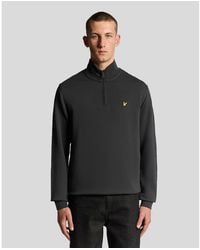 Lyle & Scott - Loopback Quarter Zip Sweat - Lyst