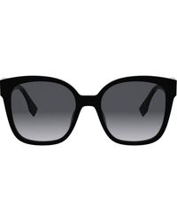 Fendi - Ff Diamonds 55Mm Gradient Square Sunglasses - Lyst