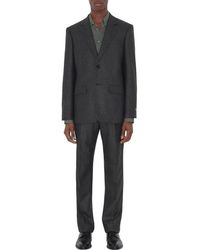Burberry - Check Wool Cashmere Tailored Jacket - Lyst