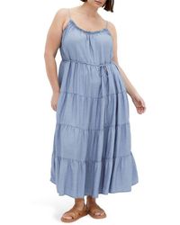 City Chic - Island Tiered Maxi Dress - Lyst