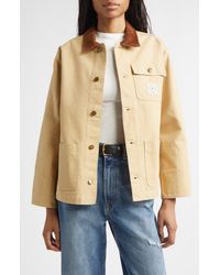 Sporty & Rich - Cotton Painters Jacket - Lyst