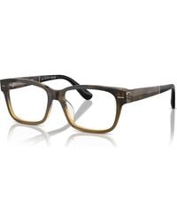 Brunello Cucinelli - 53Mm Rectangle Optical Glasses - Lyst