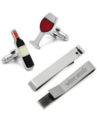 Cufflinks Inc. - Wine Lover Tie Bar & Cuff Links Set - Lyst