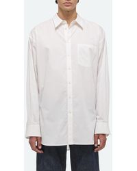 Helmut Lang - Oversize Cotton Poplin Button-up Shirt - Lyst