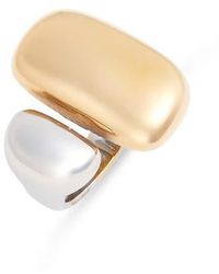 VIDAKUSH - Duotone Pebble Ring - Lyst