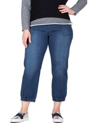 Standards & Practices - Crop Denim Joggers - Lyst
