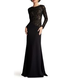 Tadashi Shoji - Embroidered Lace Long Sleeve Gown - Lyst