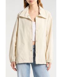 Astr - Yareli Oversize Funnel Neck Jacket - Lyst