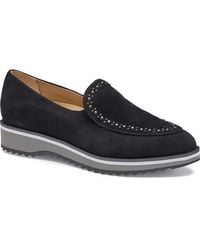 Johnston & Murphy - Ulyssa Studded Platform Loafer - Lyst