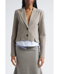 Monse - Crop Back Cascade Jacket - Lyst