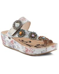 Spring Step - Blissbloom Platform Wedge Flip Flop - Lyst