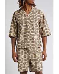 Native Youth - Embroidered Boxy Camp Shirt - Lyst