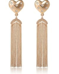 BCBGMAXAZRIA - Eneration Tassel Heart Drop Earrings - Lyst