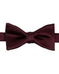 Brooklyn Brigade - Solid Satin Pre-Tied Bow Tie - Lyst