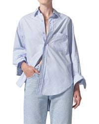 Citizens of Humanity - Kayla Oversize Poplin Button-up Shirt - Lyst