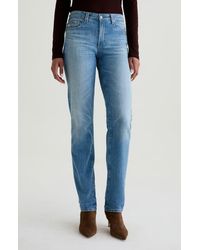 AG Jeans - Sandra Low Rise Straight Leg Jeans - Lyst
