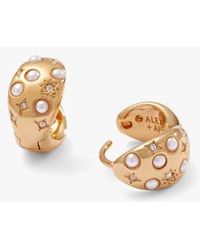 ALEX AND ANI - Basics Huggie Hoop Earrings - Lyst