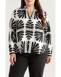 UNIVERSAL STANDARD - Aix Linen Blend Button-Up Shirt - Lyst