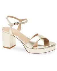 Stuart Weitzman - Dayna Ankle Strap Platform Sandal - Lyst