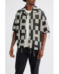 Honor The Gift - Fringe Open Stitch Button-Up Shirt - Lyst