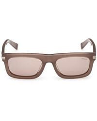 ZEGNA - 55Mm Rectangular Sunglasses - Lyst