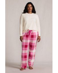Lands' End - Petite Knit 2 Piece Pajama Set - Lyst