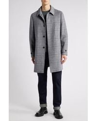 Hart Schaffner Marx - Armitage Wool Blend Topcoat - Lyst