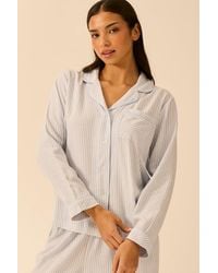 Stripe & Stare - Ecovero Long Sleeve Pyjama Top - Lyst