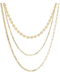 Panacea - Triple Layer Chain Necklace - Lyst