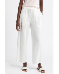 Rails - Leon Crinkled Organic Cotton Crop Pants - Lyst