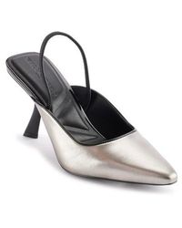 KARL LAGERFELD - Keera Pointed Toe Slingback Pump - Lyst