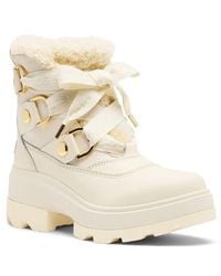 Sorel - One Ave Alpine Genuine Shearling Trim Waterproof Boot - Lyst